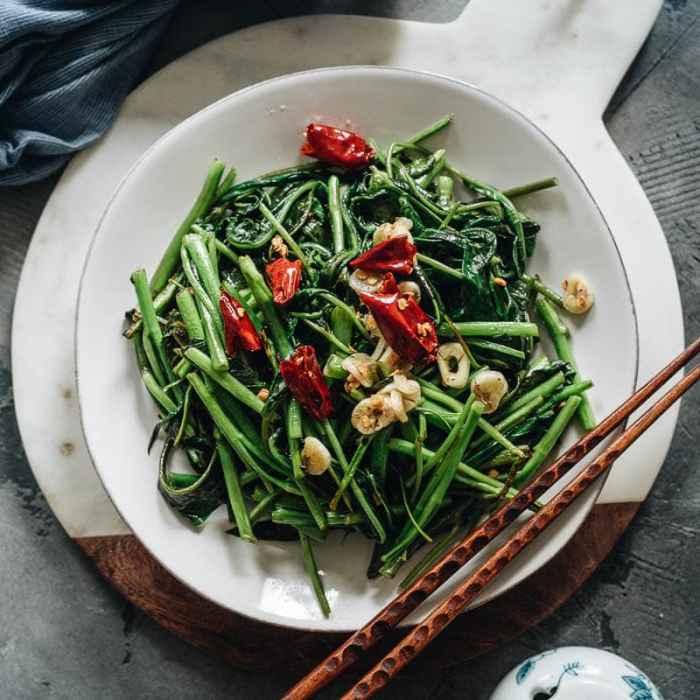 How to cook water spinach chinese style