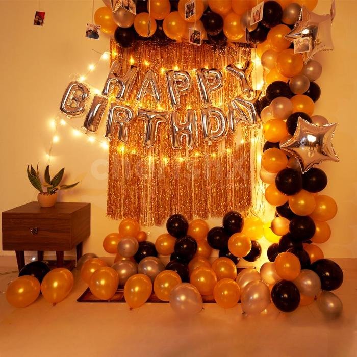 How to decorate birthday party room at home