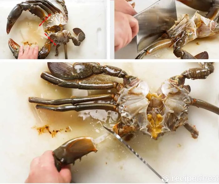 How to clean crab before cooking chinese style