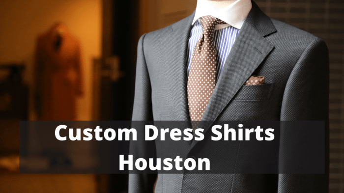 Men's custom dress shirts houston