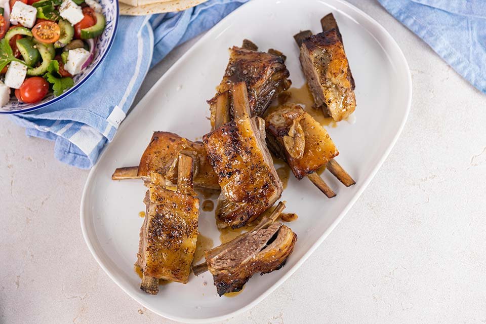 How to cook lamb ribs greek style