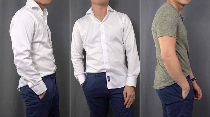 How to tuck in women's dress shirt