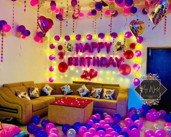 How to decorate room for girlfriend birthday