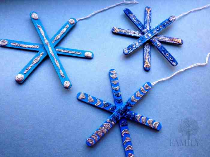 How to make paint stick ornament decoration