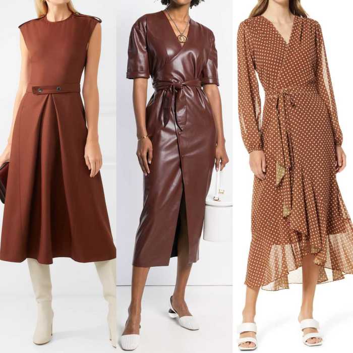 Best color shoes for brown dress