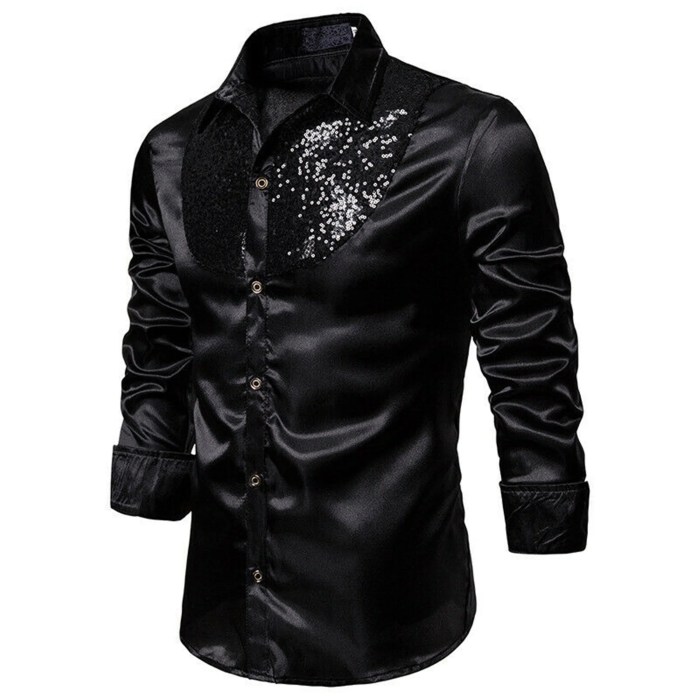 Mens satin dress shirts