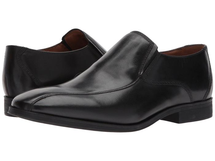 Mens slip on dress shoes black