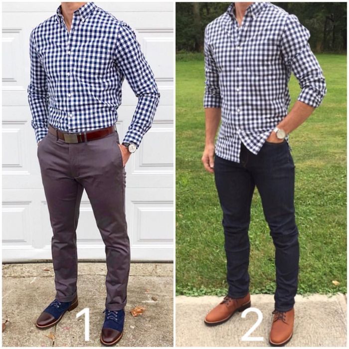 Men's dress shirt untucked length