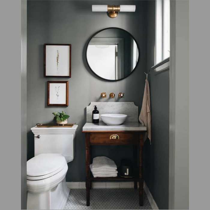 How to decorate a powder room