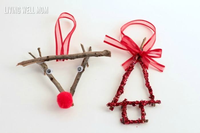 How to make paint stick ornament decoration